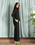 JACQUARD WIDE LEG TROUSER